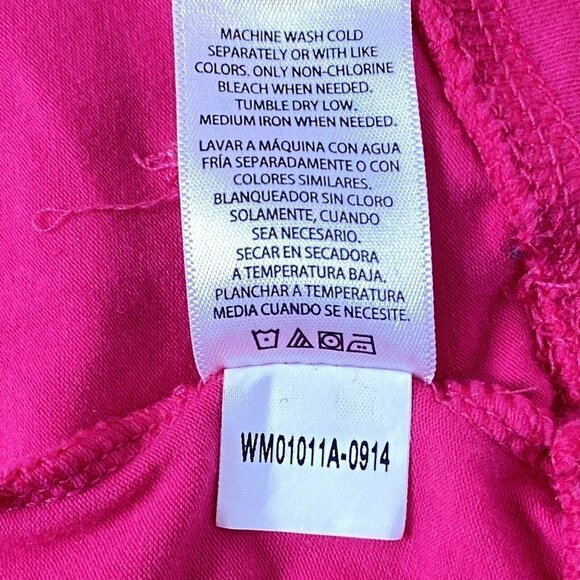 Danskin Now Women's size XL 16-18 Long Sleeve Pullover High Low Hem Top Pink - Picture 7 of 7